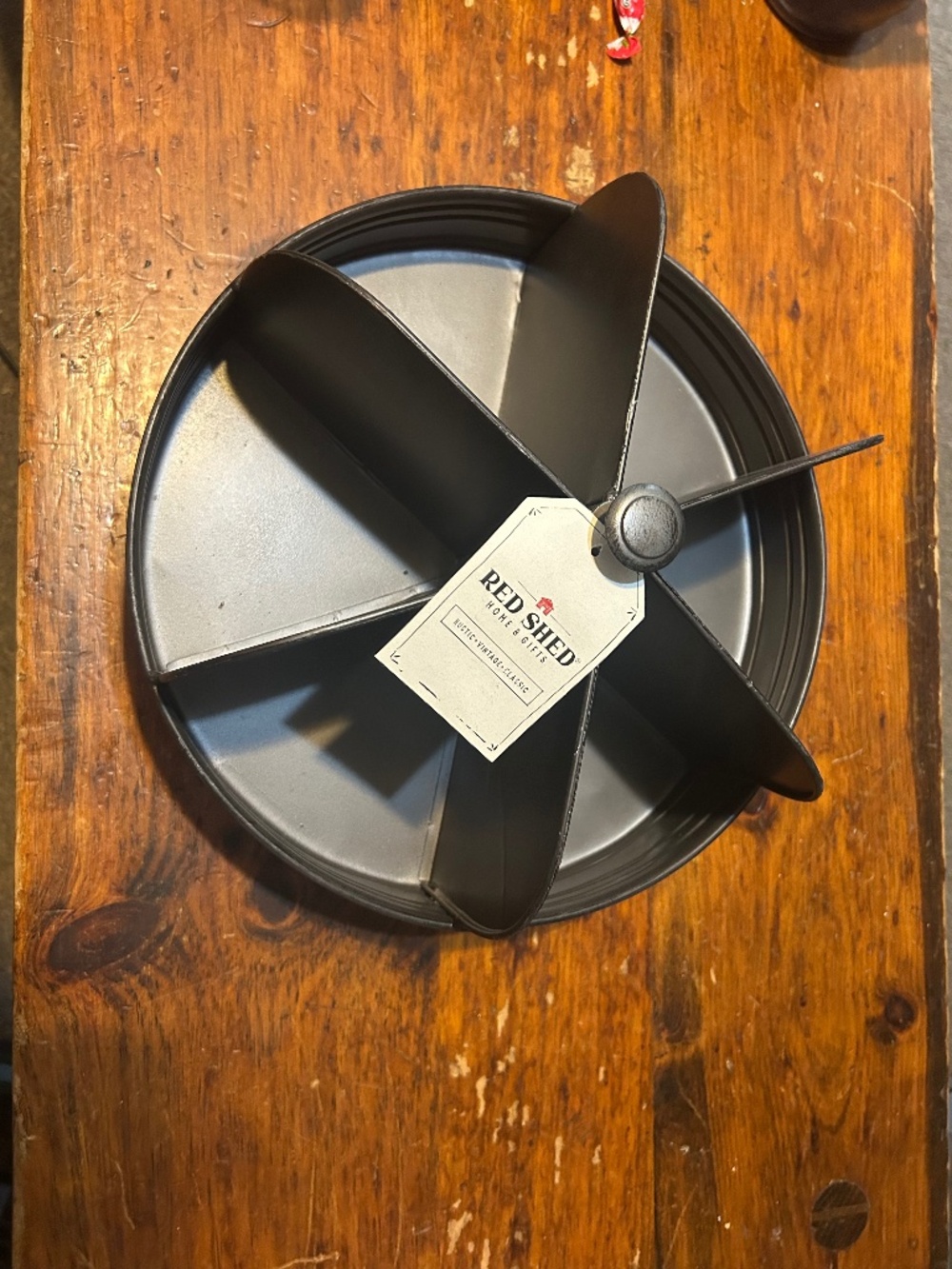 New Red Shed Country Metal Lazy Susan